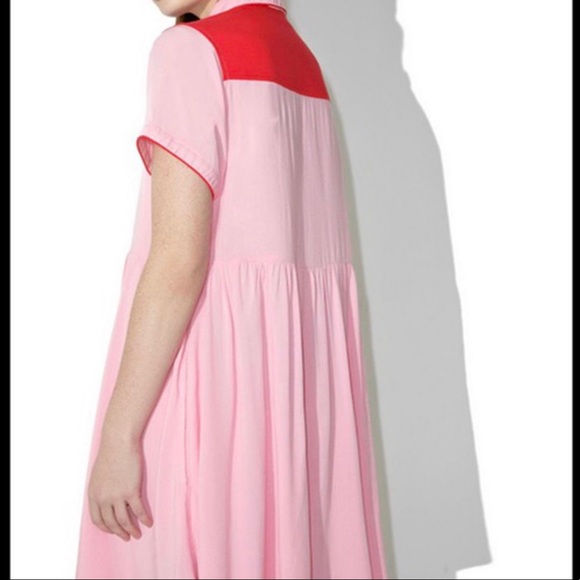 Lazy Oaf Dresses | Lazy Oaf Pink Rose Babydoll Dress Sz L | Poshmark